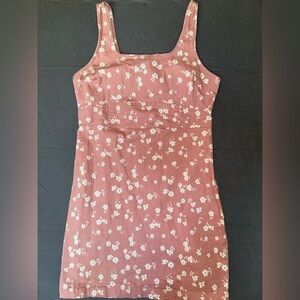 No Boundries Pink Floral Mini Dress